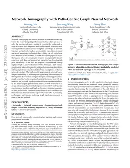 Network Tomography with Path-Centric Graph Neural Network