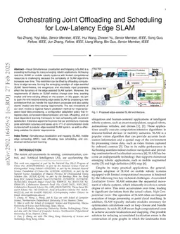 Orchestrating Joint Offloading and Scheduling for Low-Latency Edge SLAM