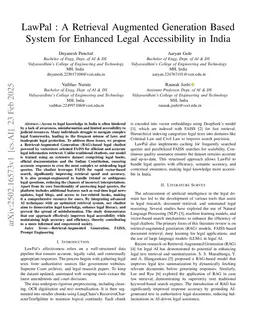 LawPal : A Retrieval Augmented Generation Based System for Enhanced Legal Accessibility in India