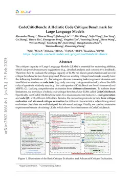 CodeCriticBench: A Holistic Code Critique Benchmark for Large Language Models