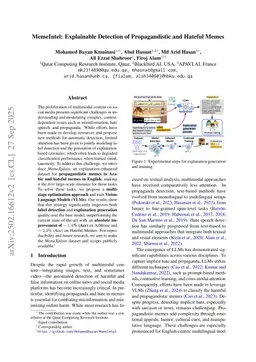 MemeIntel: Explainable Detection of Propagandistic and Hateful Memes