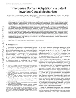 Time Series Domain Adaptation via Latent Invariant Causal Mechanism