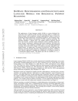 BioMaze: Benchmarking and Enhancing Large Language Models for Biological Pathway Reasoning