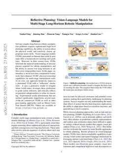 Reflective Planning: Vision-Language Models for Multi-Stage Long-Horizon Robotic Manipulation
