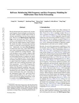 ReFocus: Reinforcing Mid-Frequency and Key-Frequency Modeling for Multivariate Time Series Forecasting