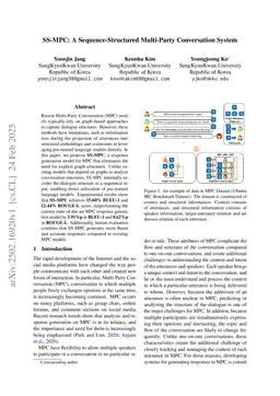 SS-MPC: A Sequence-Structured Multi-Party Conversation System
