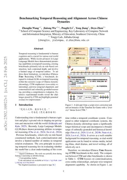 Benchmarking Temporal Reasoning and Alignment Across Chinese Dynasties