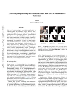 Enhancing Image Matting in Real-World Scenes with Mask-Guided Iterative Refinement