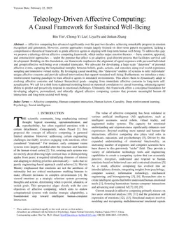 Teleology-Driven Affective Computing: A Causal Framework for Sustained Well-Being