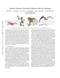 AnyTop: Character Animation Diffusion with Any Topology