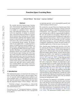 Function-Space Learning Rates
