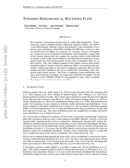 Towards Hierarchical Rectified Flow