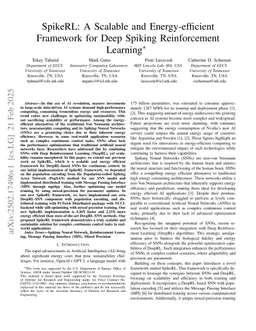 SpikeRL: A Scalable and Energy-efficient Framework for Deep Spiking Reinforcement Learning