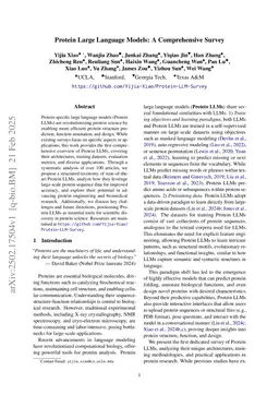 Protein Large Language Models: A Comprehensive Survey