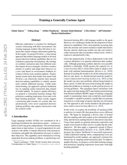 Training a Generally Curious Agent