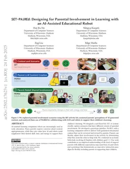 SET-PAiREd: Designing for Parental Involvement in Learning with an AI-Assisted Educational Robot