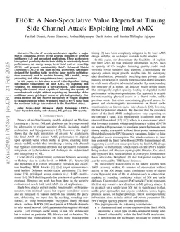 THOR: A Non-Speculative Value Dependent Timing Side Channel Attack Exploiting Intel AMX