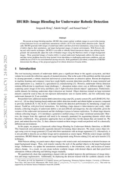 IBURD: Image Blending for Underwater Robotic Detection