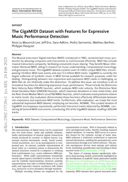 The GigaMIDI Dataset with Features for Expressive Music Performance Detection