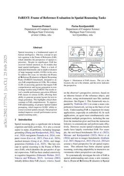 FoREST: Frame of Reference Evaluation in Spatial Reasoning Tasks