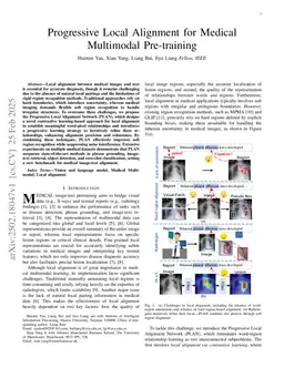 Progressive Local Alignment for Medical Multimodal Pre-training