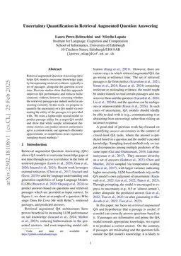 Uncertainty Quantification in Retrieval Augmented Question Answering