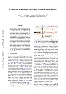 ChatMotion: A Multimodal Multi-Agent for Human Motion Analysis