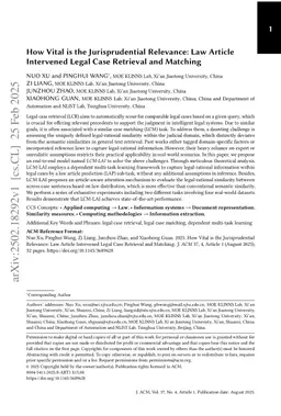 How Vital is the Jurisprudential Relevance: Law Article Intervened Legal Case Retrieval and Matching