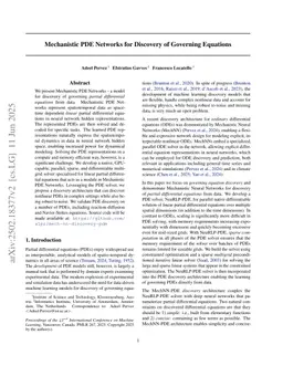 Mechanistic PDE Networks for Discovery of Governing Equations