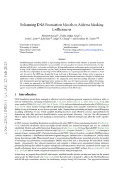 Enhancing DNA Foundation Models to Address Masking Inefficiencies