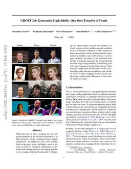 GHOST 2.0: generative high-fidelity one shot transfer of heads