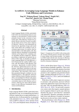 LLM4EFFI: Leveraging Large Language Models to Enhance Code Efficiency and Correctness