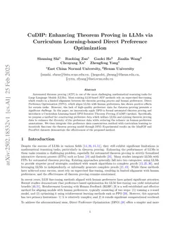 CuDIP: Enhancing Theorem Proving in LLMs via Curriculum Learning-based Direct Preference Optimization
