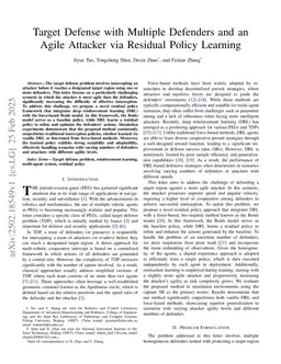 ARBoids: Adaptive Residual Reinforcement Learning With Boids Model for Cooperative Multi-USV Target Defense