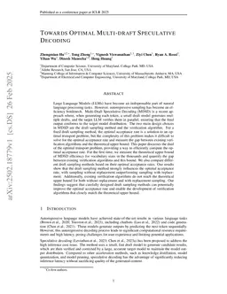 Towards Optimal Multi-draft Speculative Decoding