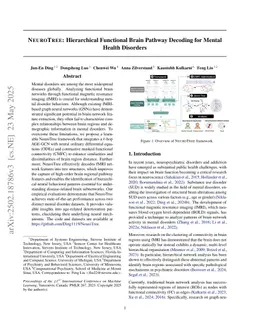 NeuroTree: Hierarchical Functional Brain Pathway Decoding for Mental Health Disorders