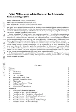 It's Not All Black and White: Degree of Truthfulness for Risk-Avoiding Agents