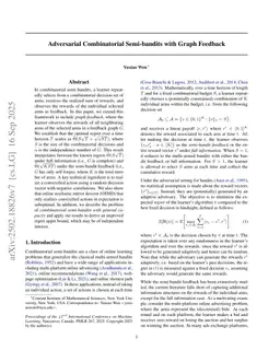Adversarial Combinatorial Semi-bandits with Graph Feedback