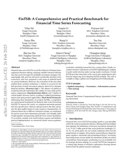 FinTSB: A Comprehensive and Practical Benchmark for Financial Time Series Forecasting