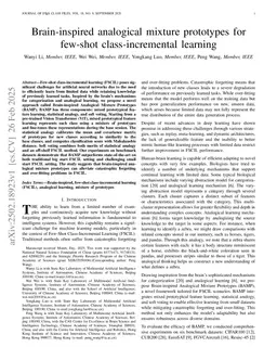 Brain-inspired analogical mixture prototypes for few-shot class-incremental learning