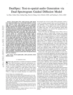 DualSpec: Text-to-spatial-audio Generation via Dual-Spectrogram Guided Diffusion Model
