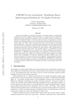 A HEART for the environment: Transformer-Based Spatiotemporal Modeling for Air Quality Prediction