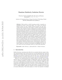 Random Similarity Isolation Forests