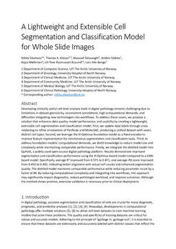 A Lightweight and Extensible Cell Segmentation and Classification Model for Whole Slide Images