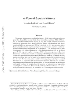 AI-Powered Bayesian Inference