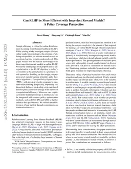 Can RLHF be More Efficient with Imperfect Reward Models? A Policy Coverage Perspective