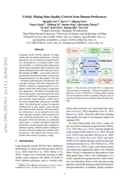 CritiQ: Mining Data Quality Criteria from Human Preferences