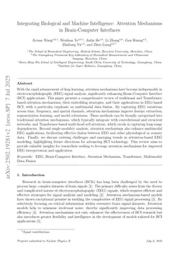 Integrating Biological and Machine Intelligence: Attention Mechanisms in Brain-Computer Interfaces