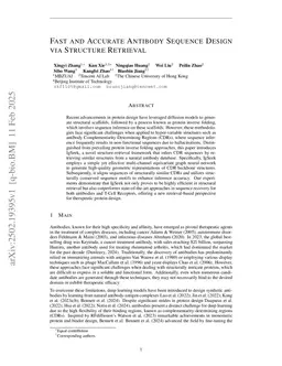 Fast and Accurate Antibody Sequence Design via Structure Retrieval