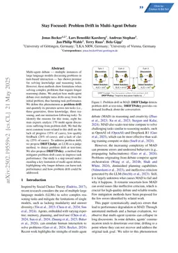 Stay Focused: Problem Drift in Multi-Agent Debate